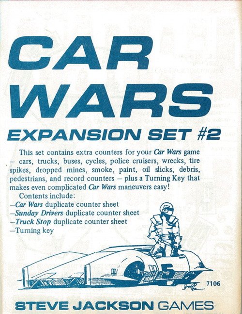 Car Wars Expansion Set #2 Cover
